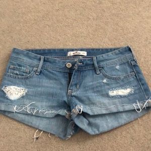 Hollister jean shorts